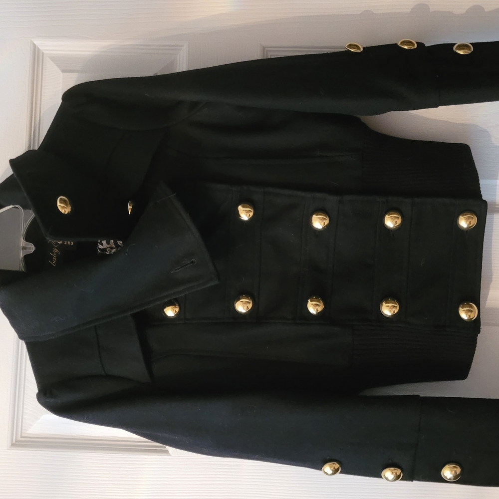Baby Phat Black Blazer with Gold Accents